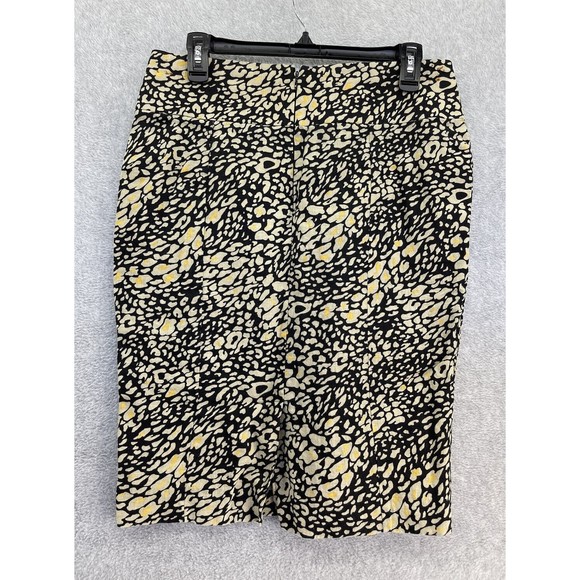 Yaly Couture Women's A Line Skirt Tulip Animal Print Lined Pleat Size Small - Picture 2 of 10